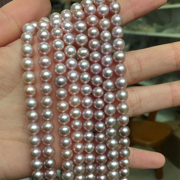chains freshwater pearl necklace round shape with size 6.5-7mm perfect luster for jewelry diy loose strands, Silver
chains freshwater pearl necklace round shape with size 6.5-7mm perfect luster for jewelry diy loose strands, Silver