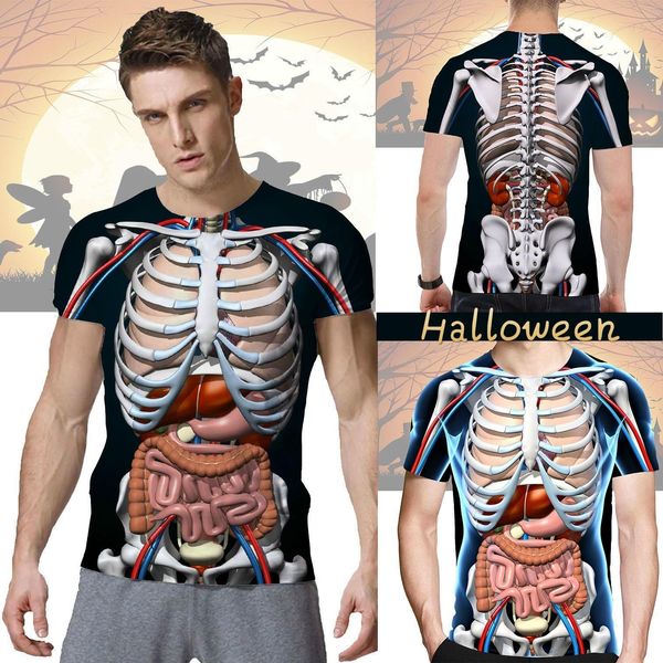 2020 new mens fashion t-shirt black funny halloween horror human anatomy 3d printed o-neck short-sleeved oversize xs-5xl, White;black
2020 new mens fashion t-shirt black funny halloween horror human anatomy 3d printed o-neck short-sleeved oversize xs-5xl, White;black