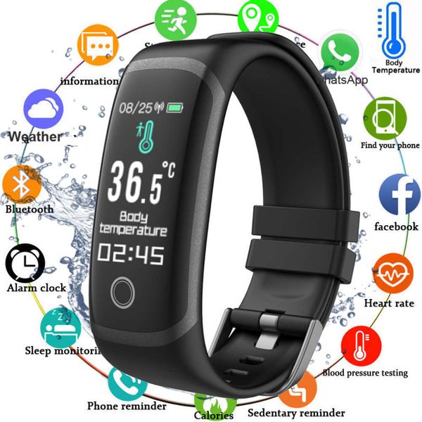 smart watch temperature control, waterproof sports wristband ip67 with pedometer and blood prsure monitoring, 2
smart watch temperature control, waterproof sports wristband ip67 with pedometer and blood prsure monitoring, 2