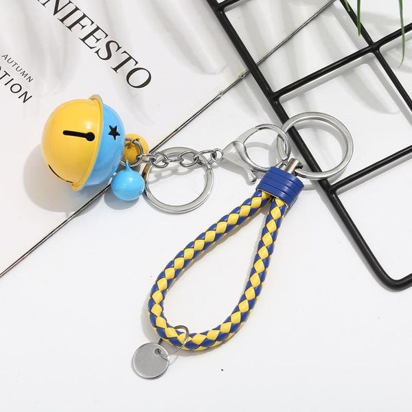 high end hand woven leather keychain couple leather cord keychain two color bell keychain leather key chain pendant jewelry gift wmtsag
high end hand woven leather keychain couple leather cord keychain two color bell keychain leather key chain pendant jewelry gift wmtsag