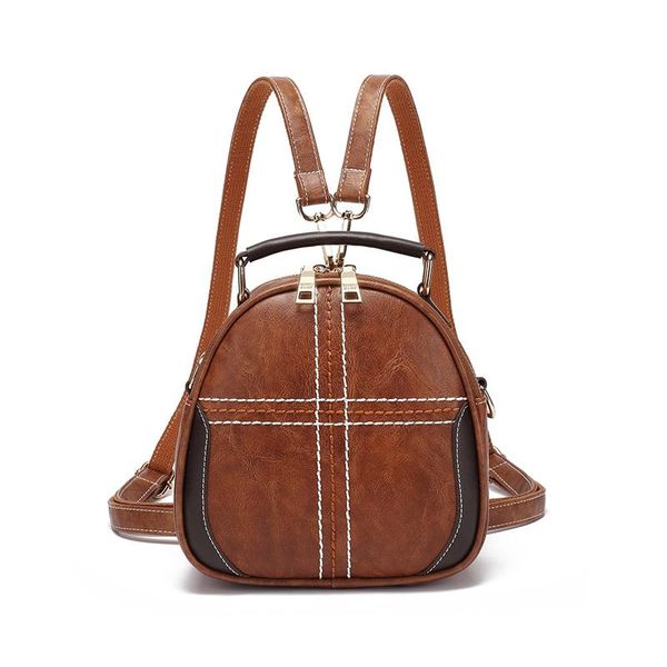 lovely retro style leather backpack schoolbag fashion multi pocket women's shoulder bag
lovely retro style leather backpack schoolbag fashion multi pocket women's shoulder bag