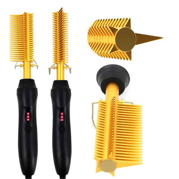 promotion new electric coil hair comb home curling bar dry wet two copper comb, straight multi-function electric straight hair comb, Silver
promotion new electric coil hair comb home curling bar dry wet two copper comb, straight multi-function electric straight hair comb, Silver
