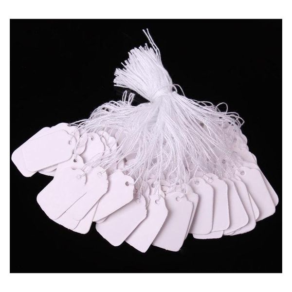 0.5*1 inch 100pcs/lot blank white price tags marking tags jewelry clothing price labels products display tags with hanging string 0cppt
0.5*1 inch 100pcs/lot blank white price tags marking tags jewelry clothing price labels products display tags with hanging string 0cppt