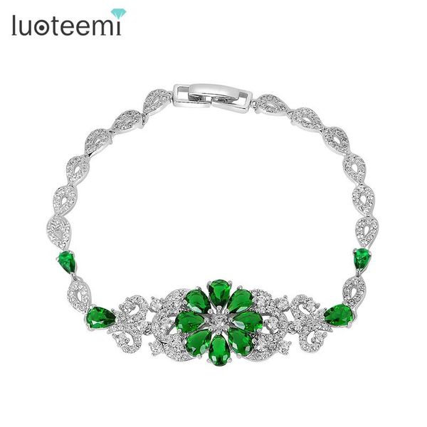 link, chain luoteemi 4-colors romantic beautiful flower bracelet withe gold-color jewelry for women charming bride wedding charm bijoux, Black
link, chain luoteemi 4-colors romantic beautiful flower bracelet withe gold-color jewelry for women charming bride wedding charm bijoux, Black