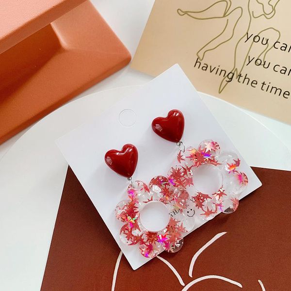 dangle & chandelier 2021 creative handmade hollow out peach heart flower acrylic resin drop earrings for women girls, Silver
dangle & chandelier 2021 creative handmade hollow out peach heart flower acrylic resin drop earrings for women girls, Silver