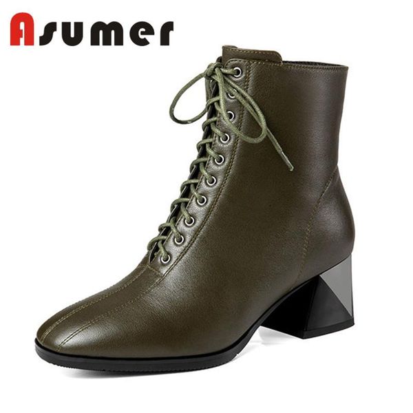 boots asumer 2021 daily square toe ankle for women cross tied winter fashion classic zip genuine leather, Black
boots asumer 2021 daily square toe ankle for women cross tied winter fashion classic zip genuine leather, Black