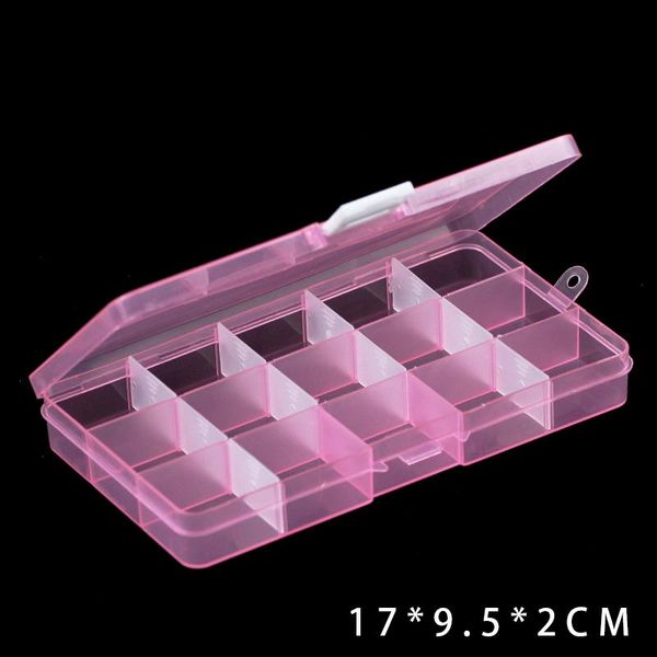 jhnby регулируемое 15 слоты пластиковые jewelry box для хранения case craft контейнер для шариков серьги кольца прямоугольник дисплея подаро
jhnby регулируемое 15 слоты пластиковые jewelry box для хранения case craft контейнер для шариков серьги кольца прямоугольник дисплея подаро