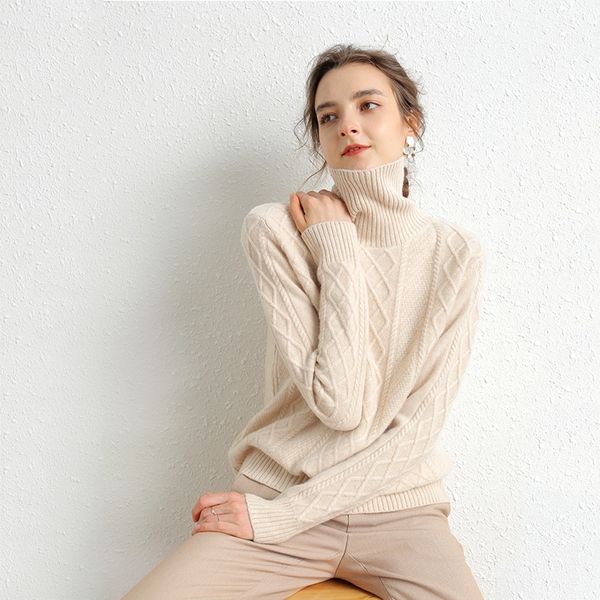 women's high collar sweater pure colors diamond soft solid sweater 100% merino wool cashmere sweater autumn and winter warm 210203, White;black
women's high collar sweater pure colors diamond soft solid sweater 100% merino wool cashmere sweater autumn and winter warm 210203, White;black