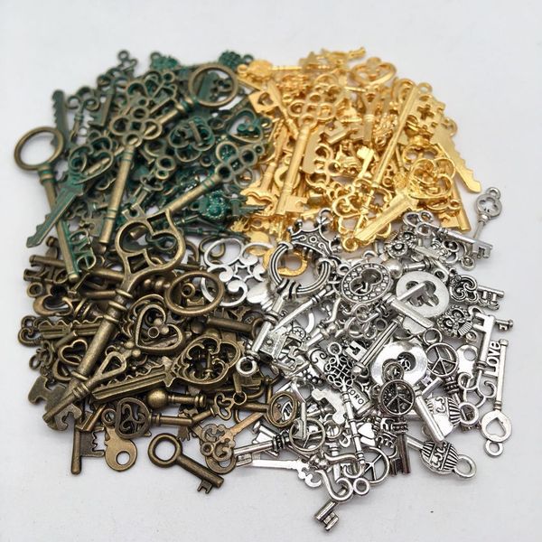 30g vintage metal mixed 4 color key charms pendants for jewelry making diy handmade jewelry, Bronze;silver
30g vintage metal mixed 4 color key charms pendants for jewelry making diy handmade jewelry, Bronze;silver