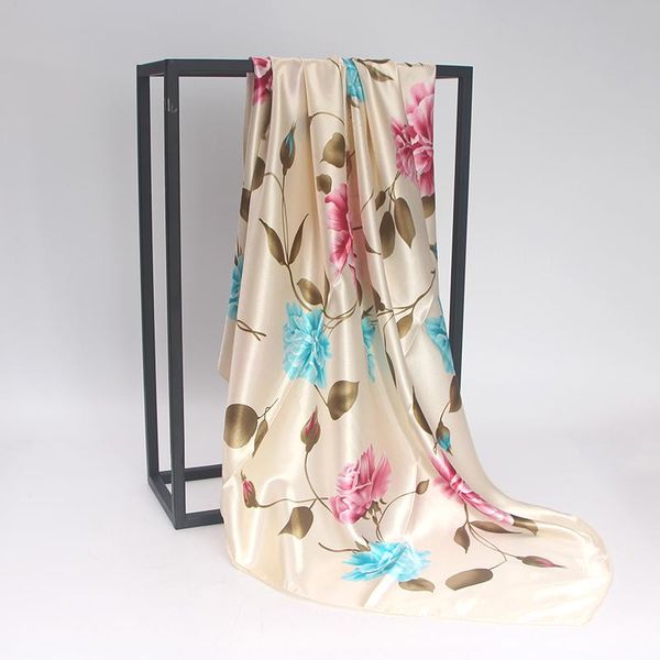 2021 oil painting rose flower pattern new fashion women scarf hijab silk satin shawl scarfs square head scarves, Blue;gray
2021 oil painting rose flower pattern new fashion women scarf hijab silk satin shawl scarfs square head scarves, Blue;gray