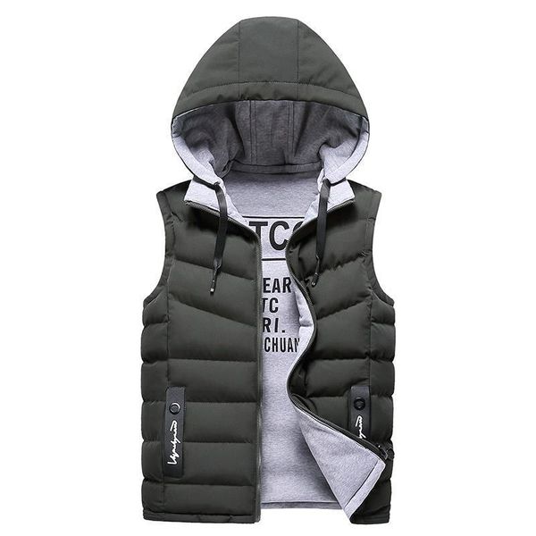 new winter warm vest down vest men casual waistcoat sleeveless jackets autumn men hooded vest worn on both sides hat detachable, Black;white
new winter warm vest down vest men casual waistcoat sleeveless jackets autumn men hooded vest worn on both sides hat detachable, Black;white