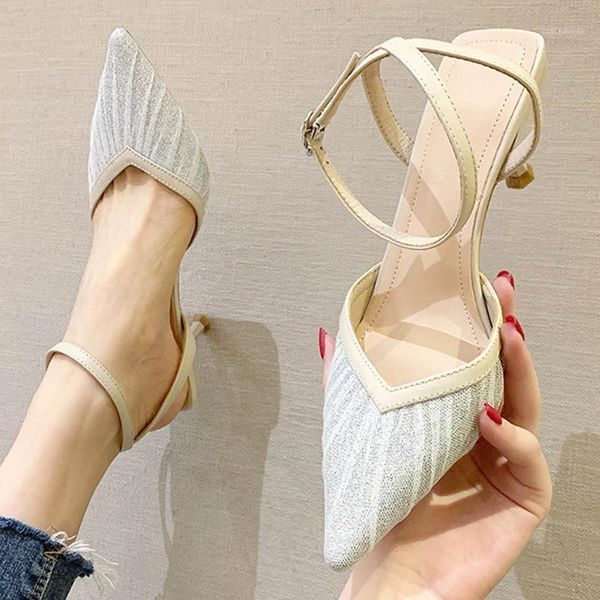 dress shoes paillette pointed toe air mesh woman pumps bling buckle band sandals party breathable glitter thin high heels women 20211, Black
dress shoes paillette pointed toe air mesh woman pumps bling buckle band sandals party breathable glitter thin high heels women 20211, Black