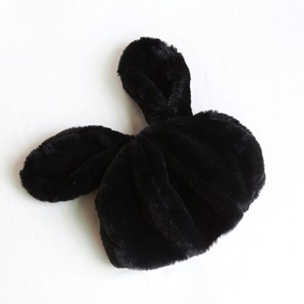 women girls winter warm plush thicken beret cap cute long ears beanie hat, Blue;gray
women girls winter warm plush thicken beret cap cute long ears beanie hat, Blue;gray
