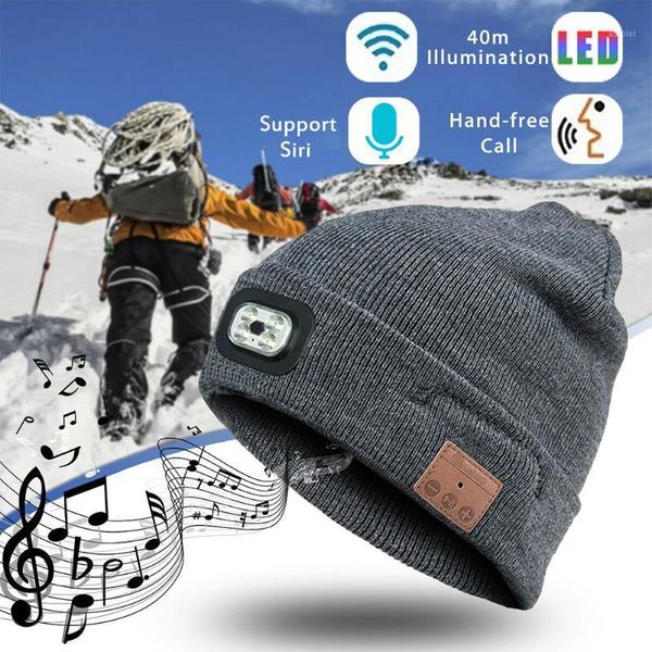 cap winter bluetooth led hat music smart running knitted washable stereo speaker wireless headset warm beanie gifts1, Blue;gray
cap winter bluetooth led hat music smart running knitted washable stereo speaker wireless headset warm beanie gifts1, Blue;gray