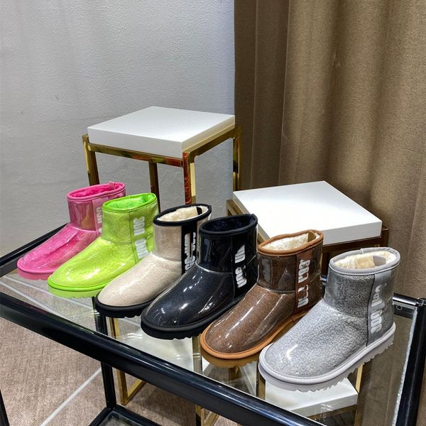 2020 uc-g autumn and winter new mini candy color star same waterproof and warm fashion transparent jelly snow boots, Black
2020 uc-g autumn and winter new mini candy color star same waterproof and warm fashion transparent jelly snow boots, Black