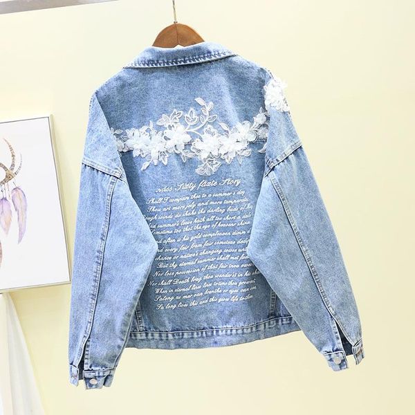 women's jackets denim jacket women clothes 2021 korean vintage jeans casual embroider coat outwear chaqueta mujer zt27321, Black;brown
women's jackets denim jacket women clothes 2021 korean vintage jeans casual embroider coat outwear chaqueta mujer zt27321, Black;brown