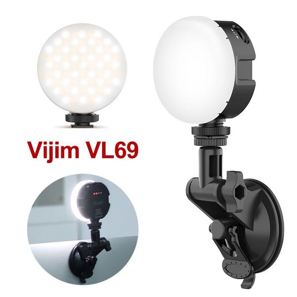 vijim vl69 round led video light 2500-6500k adjutable conference live light lamp suction kit vlog for lapsmartphone
vijim vl69 round led video light 2500-6500k adjutable conference live light lamp suction kit vlog for lapsmartphone