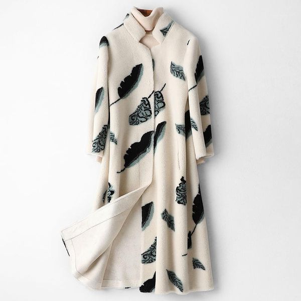 vintage long sheep shearing jacket women pink real fur coat female autumn winter floral clothes 2020 korean wool hiver 25091, Black
vintage long sheep shearing jacket women pink real fur coat female autumn winter floral clothes 2020 korean wool hiver 25091, Black