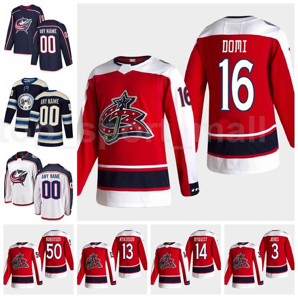 men hockey 9 mikko koivu columbus blue jackets reverse retro jersey 16 max domi 14 gustav nyquist 3 seth jones 13 cam atkinson, Black;red
men hockey 9 mikko koivu columbus blue jackets reverse retro jersey 16 max domi 14 gustav nyquist 3 seth jones 13 cam atkinson, Black;red