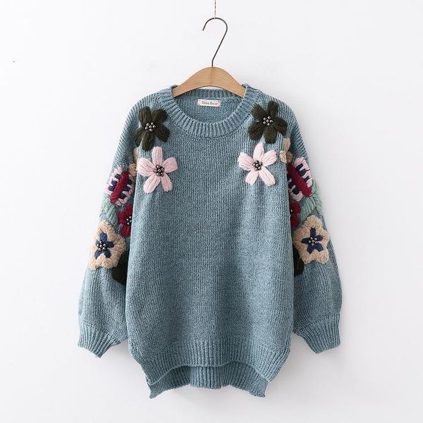 autumn and winter new sen v-neck department flower beaded pullover sweater wild womens sweater drop shipping, White;black
autumn and winter new sen v-neck department flower beaded pullover sweater wild womens sweater drop shipping, White;black