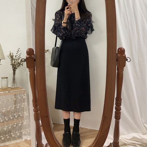 colorfaith new 2020 autumn winter women skirt midi straight package hip elegant office lady fashionable female skirts sk6091 q1209, Black
colorfaith new 2020 autumn winter women skirt midi straight package hip elegant office lady fashionable female skirts sk6091 q1209, Black