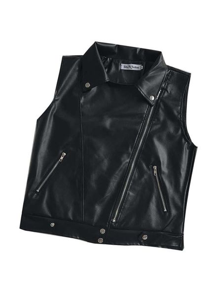 women's vests spring/fall ladies pu suit vest jacket fashion trend street locomotive sleeveless leather loose bf neutral wind zipper ca, Black;white
women's vests spring/fall ladies pu suit vest jacket fashion trend street locomotive sleeveless leather loose bf neutral wind zipper ca, Black;white