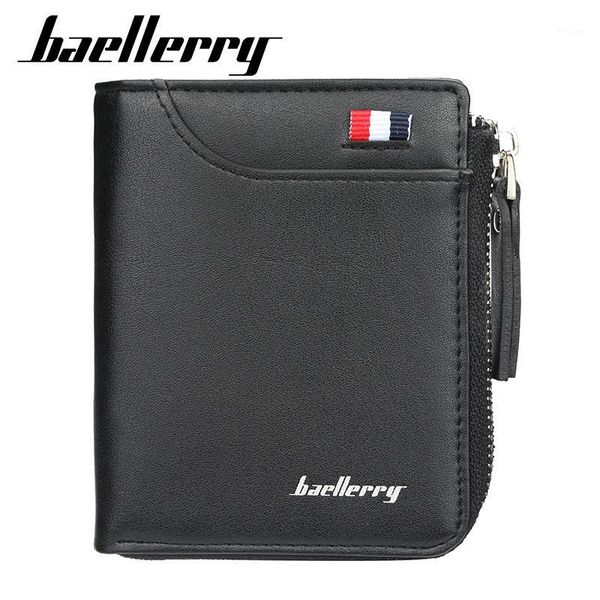 baellerry men wallet pu leather card holder man luxury short wallet purse zipper wallets casual standard wallets for women1, Red;black
baellerry men wallet pu leather card holder man luxury short wallet purse zipper wallets casual standard wallets for women1, Red;black
