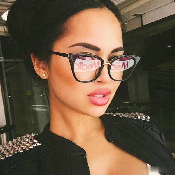 rivet cat transparent glasses clear fashion eyeglasses fake optical eye frames for women myopia glass women's spectacles eyewear, Silver
rivet cat transparent glasses clear fashion eyeglasses fake optical eye frames for women myopia glass women's spectacles eyewear, Silver