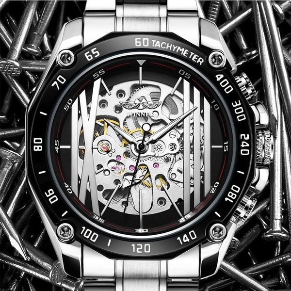 new winne automatic mechanical watch men's new hollow steel strip waterproof luminous, Slivery;brown
new winne automatic mechanical watch men's new hollow steel strip waterproof luminous, Slivery;brown