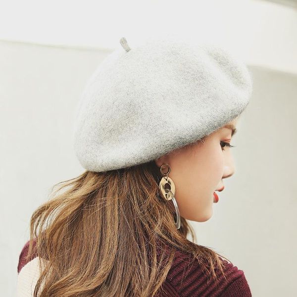 berets wool beret women's autumn and winter japanese-style bei lei mao versatile artistic british-style painter cap korean-style retro, Blue;gray
berets wool beret women's autumn and winter japanese-style bei lei mao versatile artistic british-style painter cap korean-style retro, Blue;gray