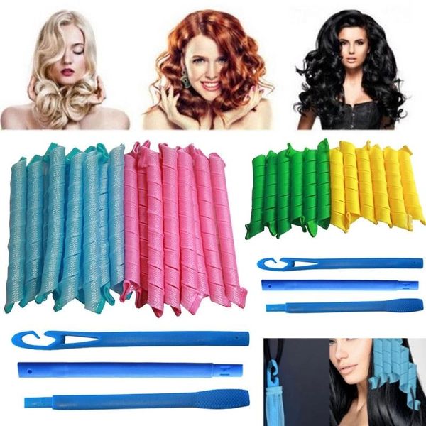 30 pcs per set long hair rollers magic roller magic curler hair curlers spiral curls styling kit, Black
30 pcs per set long hair rollers magic roller magic curler hair curlers spiral curls styling kit, Black