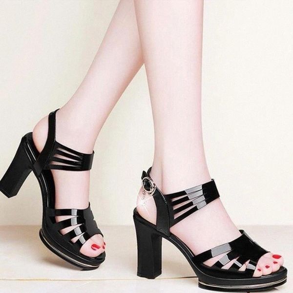 women summer sandals female pu high heels shoes woman buckle open toe ladies rhinestone fashion hollow out shoes new 2020 rubber #3i28, Black
women summer sandals female pu high heels shoes woman buckle open toe ladies rhinestone fashion hollow out shoes new 2020 rubber #3i28, Black