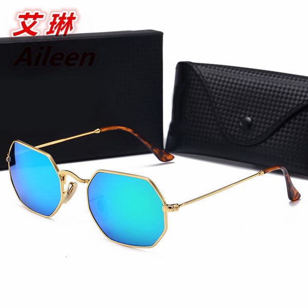 new men's and women's sunglasses metal polygon glass sunglasses high definition color film reflective 3556 kml-designer, White;black
new men's and women's sunglasses metal polygon glass sunglasses high definition color film reflective 3556 kml-designer, White;black