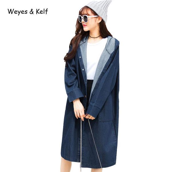 women's trench coats weyes & kelf single breasted long sleeves denim hoody cowboy coat womens 2021 autumn solid classic winter, Tan;black
women's trench coats weyes & kelf single breasted long sleeves denim hoody cowboy coat womens 2021 autumn solid classic winter, Tan;black