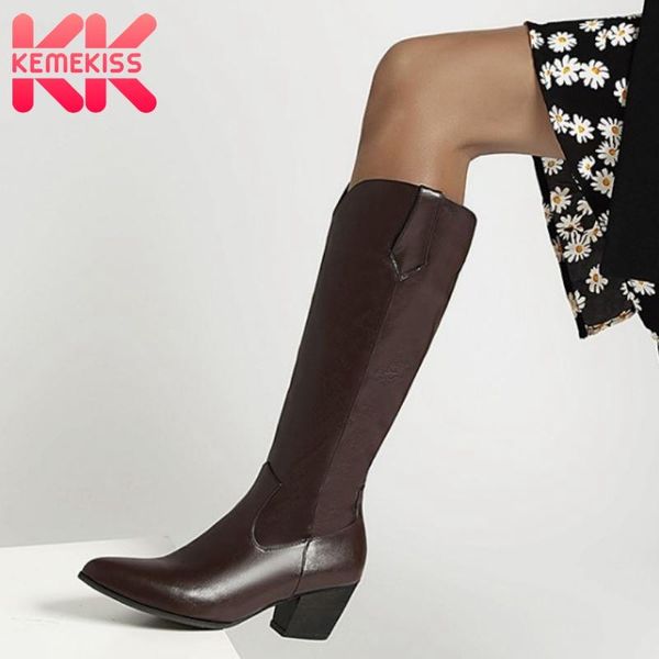 kemekiss size 34-43 women knee boots pointed toe side zipper shoes strange heel winter boots women fashion party footwear, Black
kemekiss size 34-43 women knee boots pointed toe side zipper shoes strange heel winter boots women fashion party footwear, Black