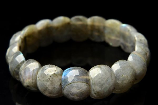 bangle natural labradorite bracelets geometry long beaded stone/bracelet elastic, Black
bangle natural labradorite bracelets geometry long beaded stone/bracelet elastic, Black