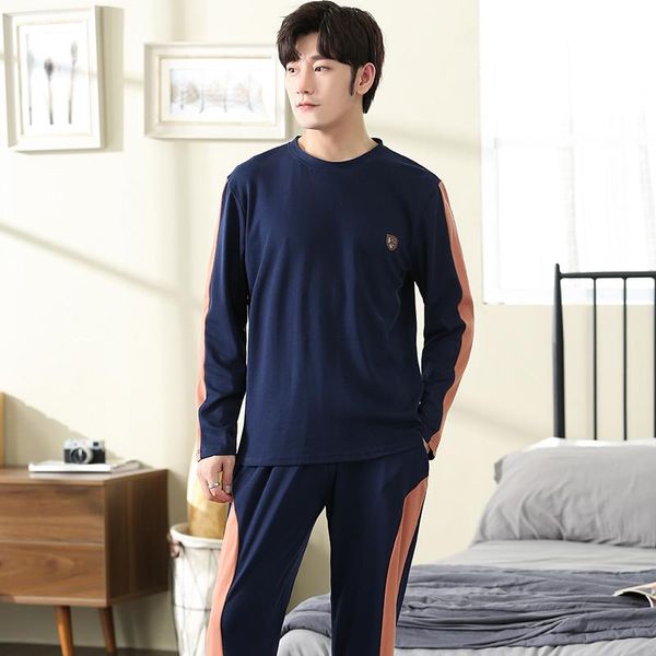 men's sleepwear est full pure cotton pajamas set big size -3xl autumn long sleeve nightwear pants leisure outwear, Black;brown
men's sleepwear est full pure cotton pajamas set big size -3xl autumn long sleeve nightwear pants leisure outwear, Black;brown