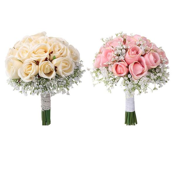 decorative flowers & wreaths wedding floral bouquet handmade artificial rose flower bridal holding fake for party
decorative flowers & wreaths wedding floral bouquet handmade artificial rose flower bridal holding fake for party