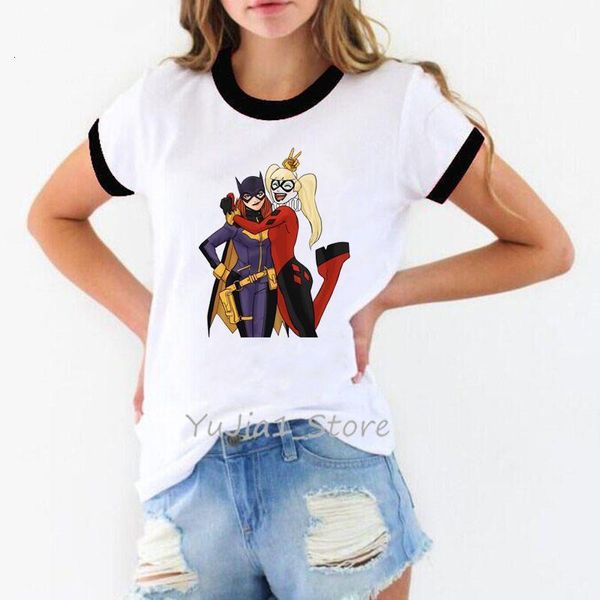 funny harley quinn love catwoman cartoon print tshirts women harajuku kawaii clothes vogue t shirt femme summer t-shirt, White
funny harley quinn love catwoman cartoon print tshirts women harajuku kawaii clothes vogue t shirt femme summer t-shirt, White