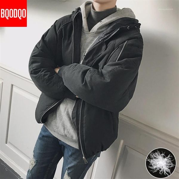 men's down & parkas 90% white duck jacket winter men warm japanese korean casual snow jackets fashion loose hip hop streetwear harajuku, Black
men's down & parkas 90% white duck jacket winter men warm japanese korean casual snow jackets fashion loose hip hop streetwear harajuku, Black