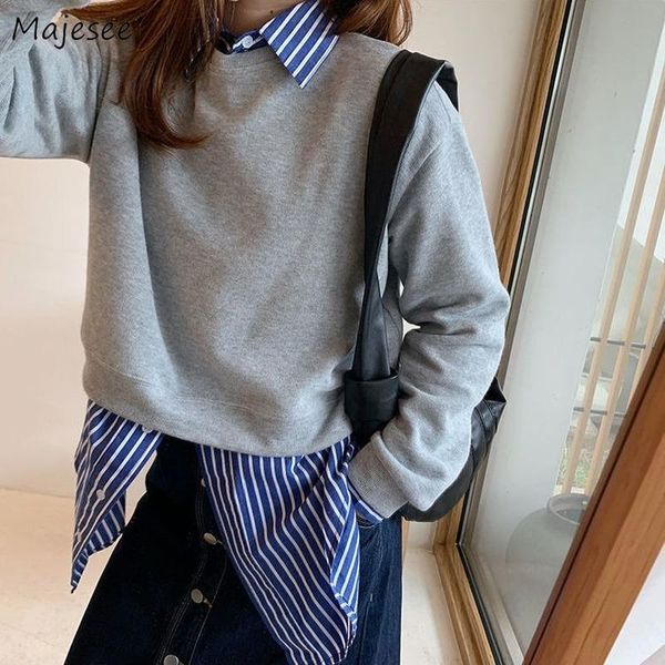 women's hoodies & sweatshirts womens o-neck loose long sleeve cropped all-match korean style trendy simple vintage harajuku basic, Black
women's hoodies & sweatshirts womens o-neck loose long sleeve cropped all-match korean style trendy simple vintage harajuku basic, Black
