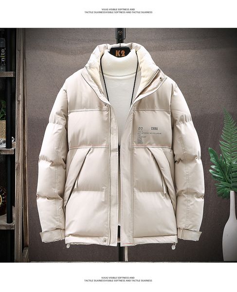 khaki tide cotton-padded jacket collar and short pile with thick cotton-padded jacket, Black;brown
khaki tide cotton-padded jacket collar and short pile with thick cotton-padded jacket, Black;brown