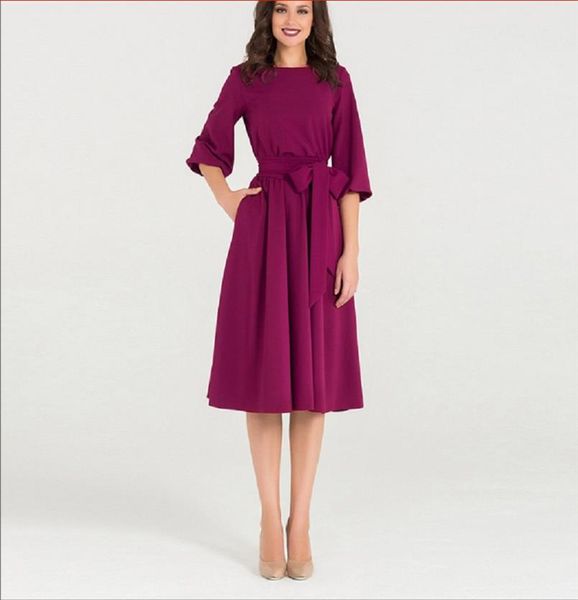 lacing lantern sleeve o neck dress women soild knee length spring casual o neck elasticity elegant party dresses vestidos new, Black;gray
lacing lantern sleeve o neck dress women soild knee length spring casual o neck elasticity elegant party dresses vestidos new, Black;gray