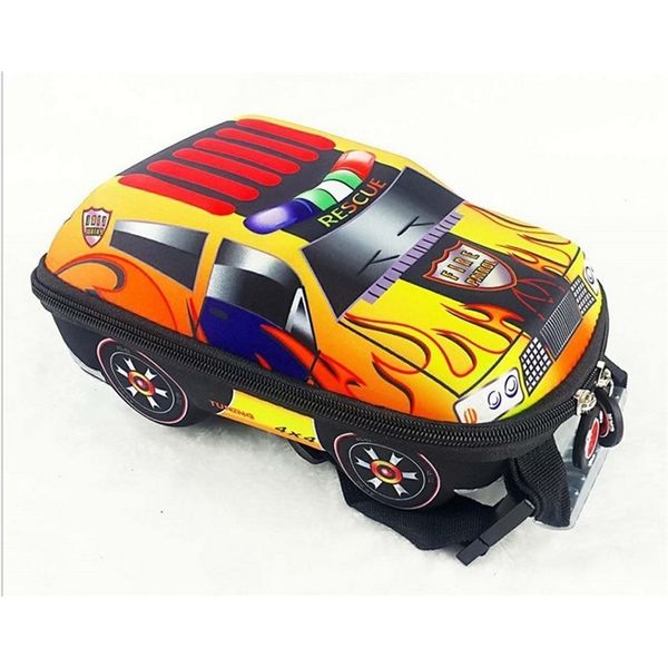 new backpack kids 3d cartoon car school bag lovely backpack for children hard shell school bags for girls baby backpack for boy y200706