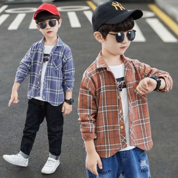 boy's and autumn thin plaid boy 2020 new foreign sle spring drs long sve children's men's shirt, White;black
boy's and autumn thin plaid boy 2020 new foreign sle spring drs long sve children's men's shirt, White;black