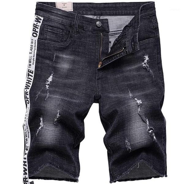 men's summer new jeans shorts plus size fashion designers cotton male slim fit casual knee length hole cowboy shorts1, Blue
men's summer new jeans shorts plus size fashion designers cotton male slim fit casual knee length hole cowboy shorts1, Blue