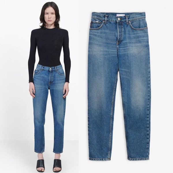 women's jeans 2021 spring summer pattern fashion versatile commute high waist easy small straight pants classic denim capris women b11, Blue
women's jeans 2021 spring summer pattern fashion versatile commute high waist easy small straight pants classic denim capris women b11, Blue