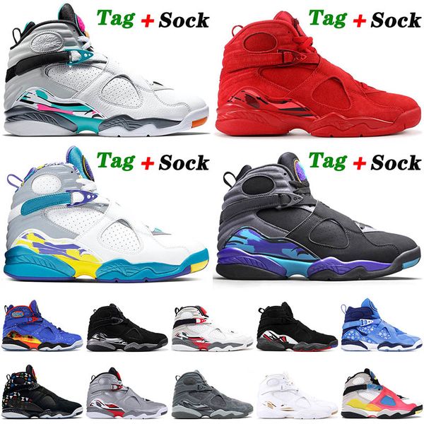 2021 basketball shoes 8 8s xiii south beach valentines day aqua black white mens jumpman off womens retro sneakers athletic, White;red
2021 basketball shoes 8 8s xiii south beach valentines day aqua black white mens jumpman off womens retro sneakers athletic, White;red