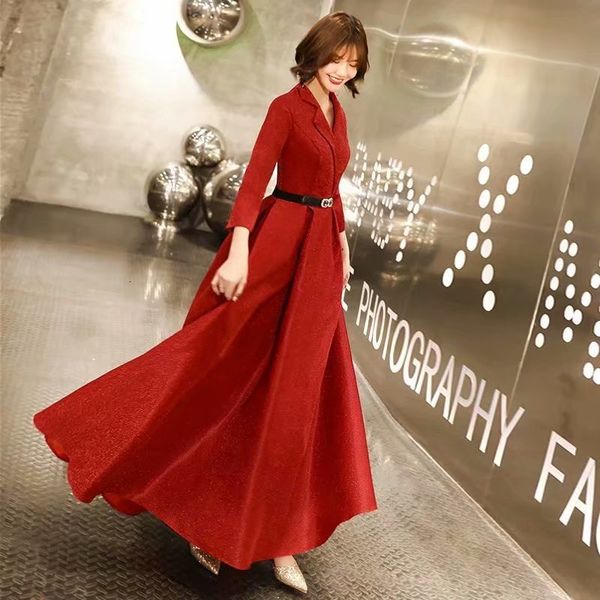 2021 "robe soiree", meaning new style decorated v a-line three triple master dressed party clothes" okfm evening, Black;red
2021 "robe soiree", meaning new style decorated v a-line three triple master dressed party clothes" okfm evening, Black;red