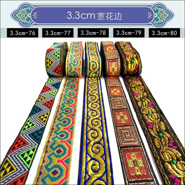 2.8cm/3.3cm/4cm width ethnic embroidery narrow woven lanyard clothing accessories multi design 7 to 8 meters long can mix design, Black;brown
2.8cm/3.3cm/4cm width ethnic embroidery narrow woven lanyard clothing accessories multi design 7 to 8 meters long can mix design, Black;brown